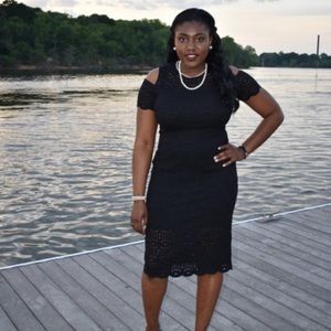 Classy Cold Shoulder Lace Dress